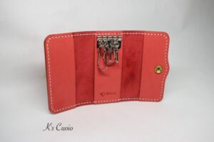 レザーアイテムK's Cuoio　ヌメ革レザーキーケース