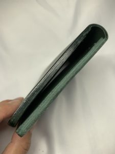 コバを磨いたお札入れ