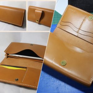 レザーアイテム K's Cuoioのオーダメイド商品、スマホケースです。