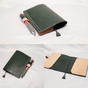 レザーアイテムK's Cuoioの手帳カバー