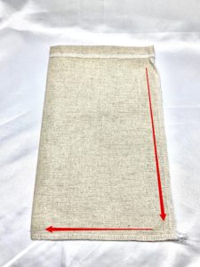 レザーアイテムK's Cuoioの巾着袋の縫い方