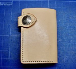 レザーアイテムK's Cuoioのハーフウォレット修理完了