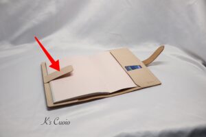 レザーアイテムK's Cuoioの手帳カバー