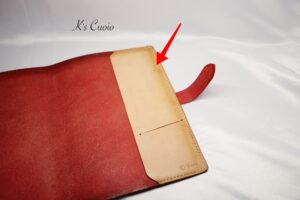 レザーアイテムK's Cuoioの手帳カバーリメイク