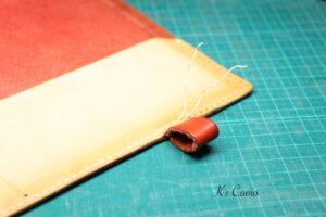 レザーアイテムK's Cuoioの手帳カバーリメイク
