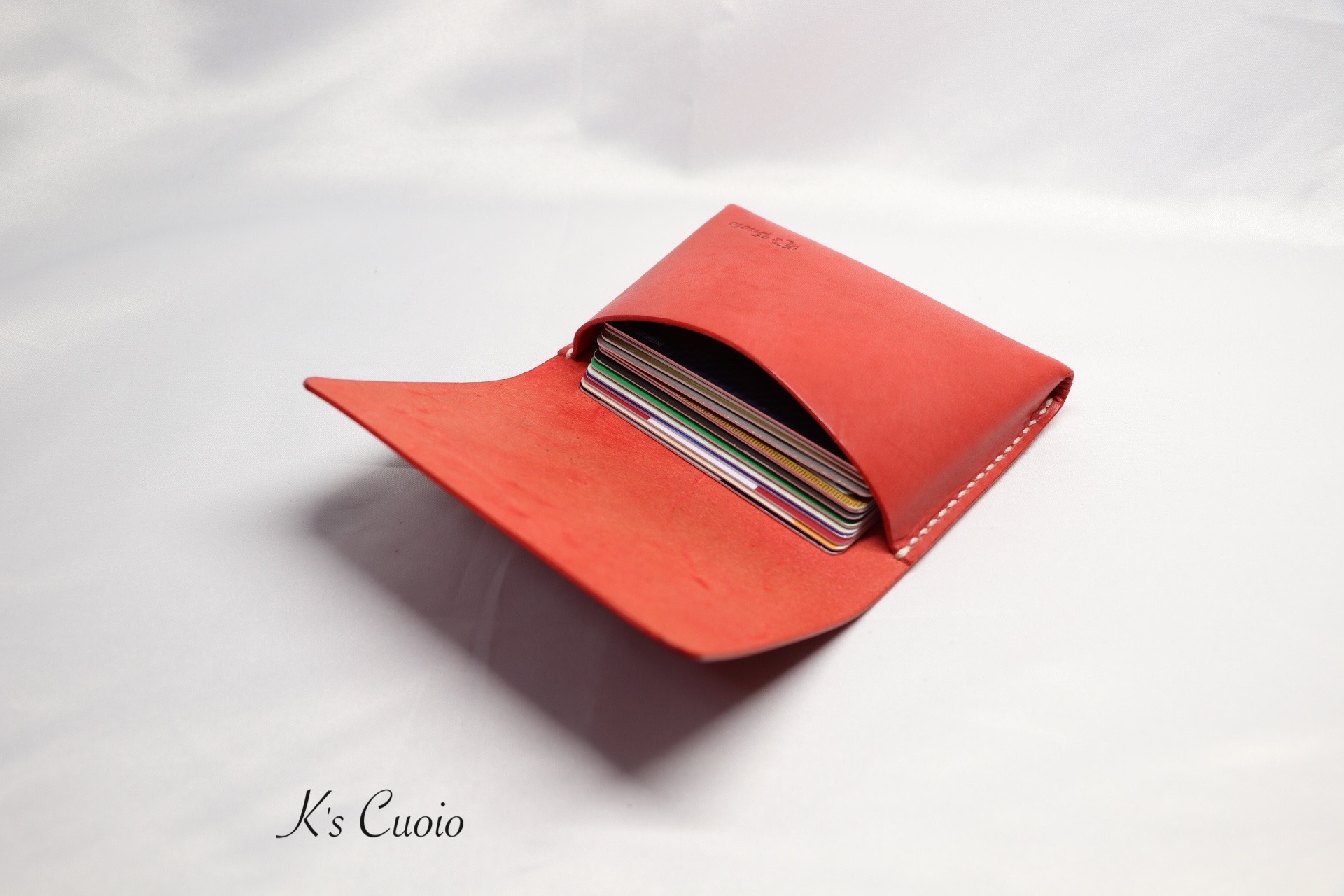 今日の製作（カードケースと小銭入れ）