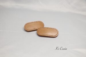 レザーアイテムK's Cuoioのバレッタ