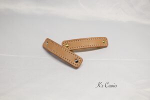 レザーアイテムK's Cuoioのバレッタ
