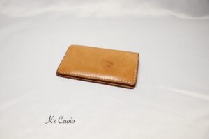 レザーアイテムK's Cuoioの回数券の入るパスケース
