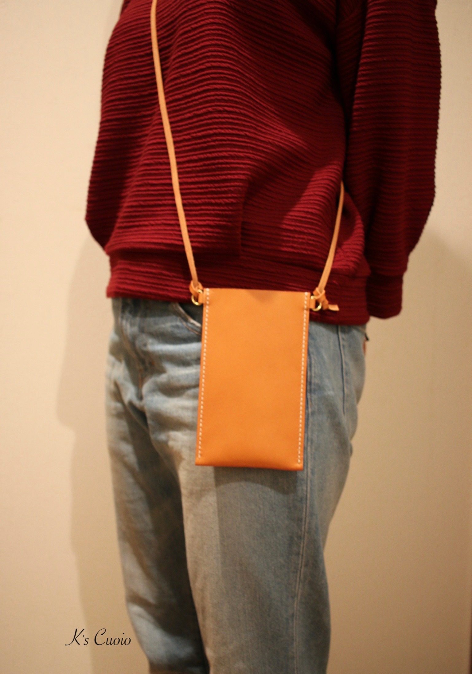 スマホポシェットの結び方