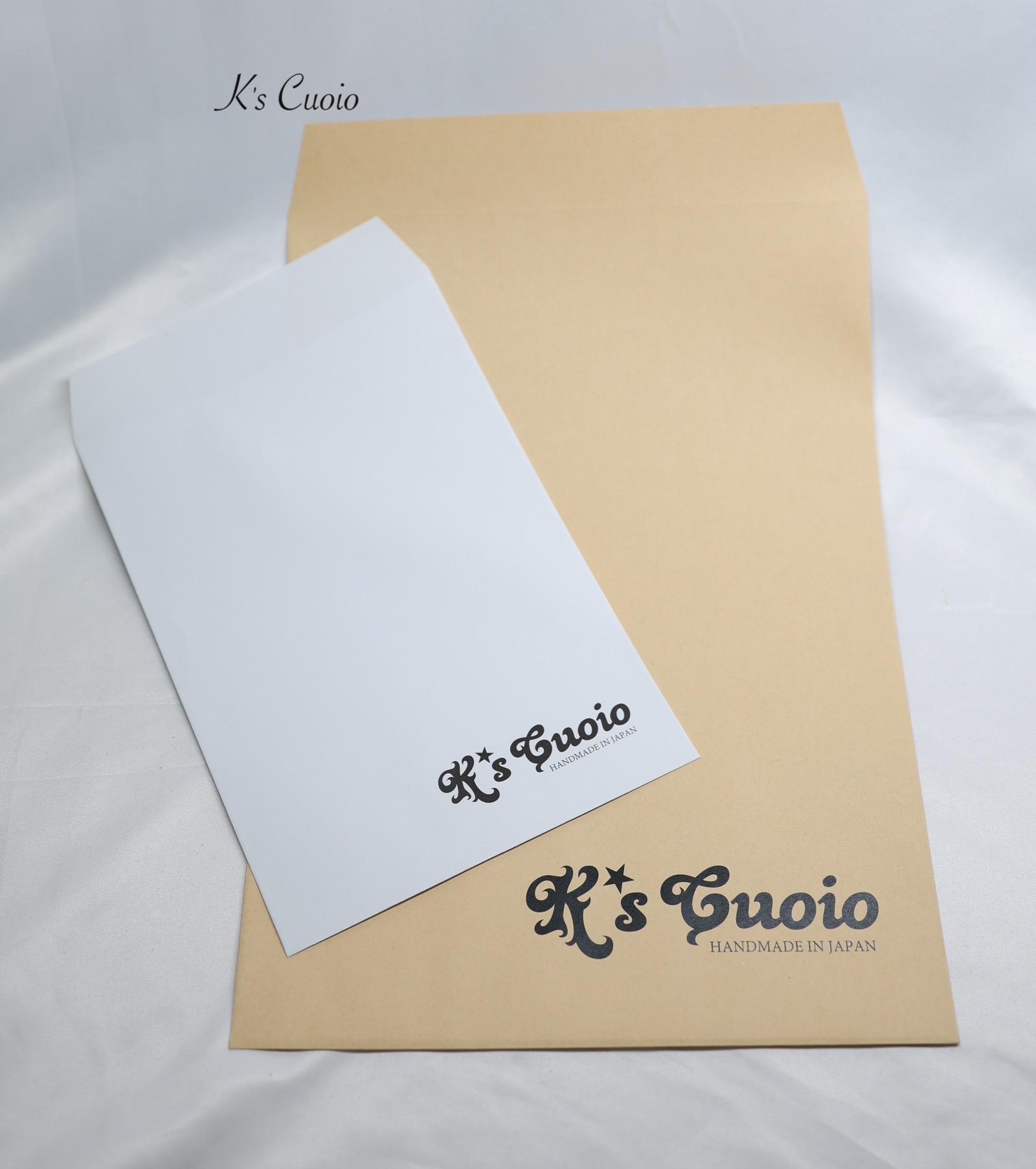 発送用の封筒を新しく作りました