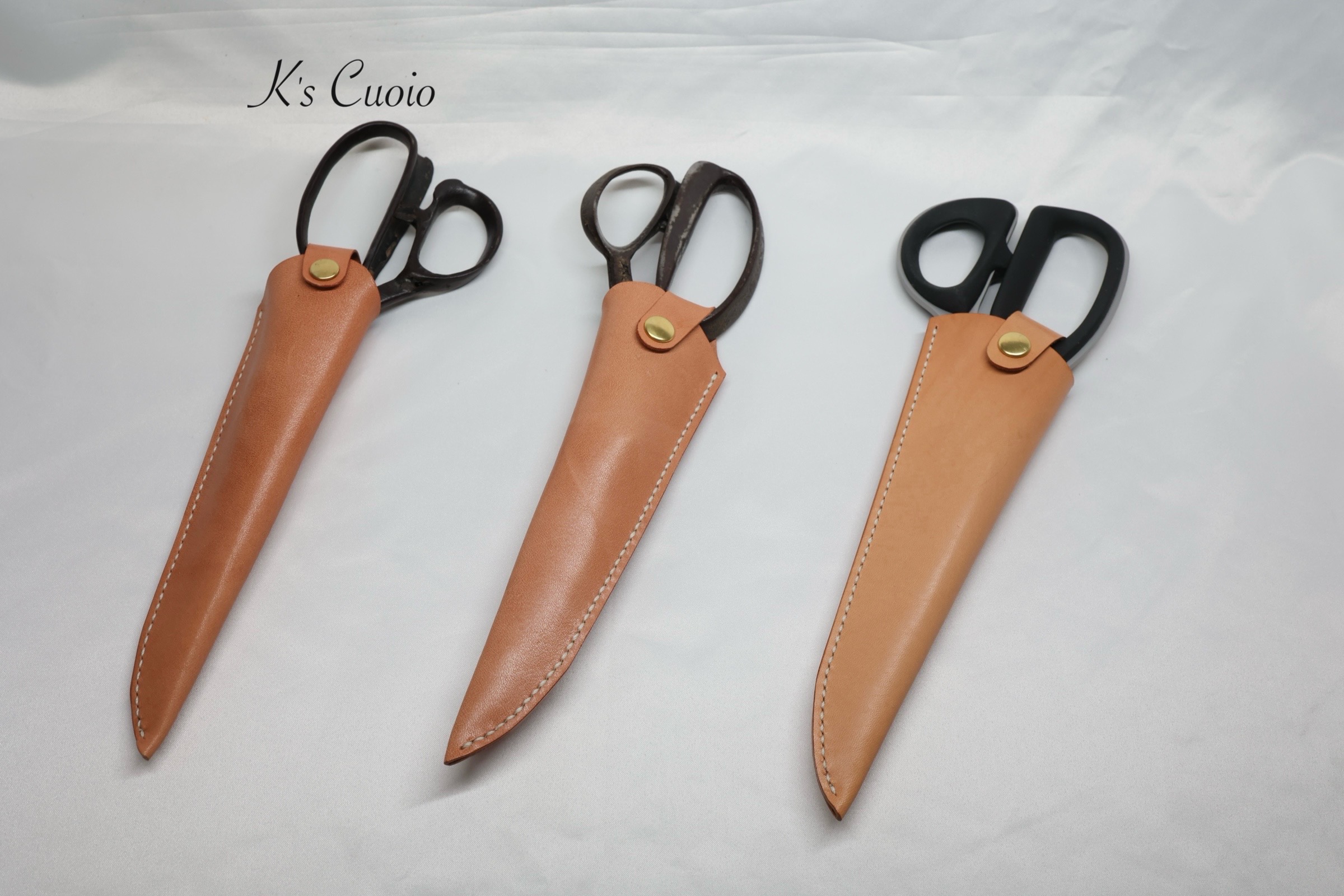 今日の製作（ハサミケース）